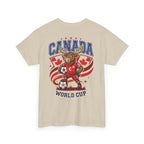 Canada Moose Soccer World Cup Tee | Canadian Flag Football Shirt