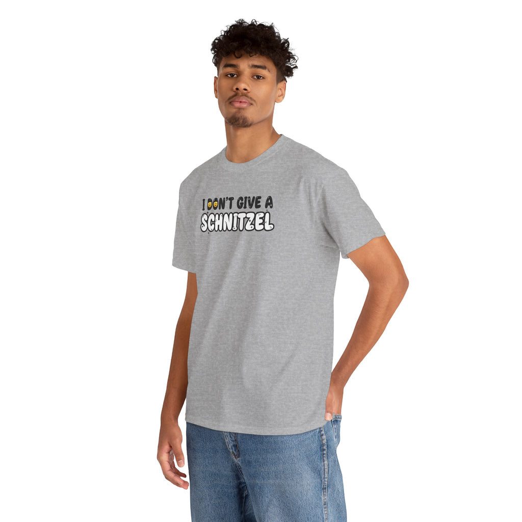 I Don't Give a Schnitzel T-Shirt | Funny Food Phrase Tee