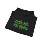 Kiss Me I'm Irish Hoodie | St. Patrick's Day Shamrock Typography