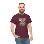 Time Invested Success Rewards Patience Tee | Stacked Cash and Compass Design