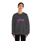Super Football with American Flag Sweatshirt | Patriotic Sports Crewneck