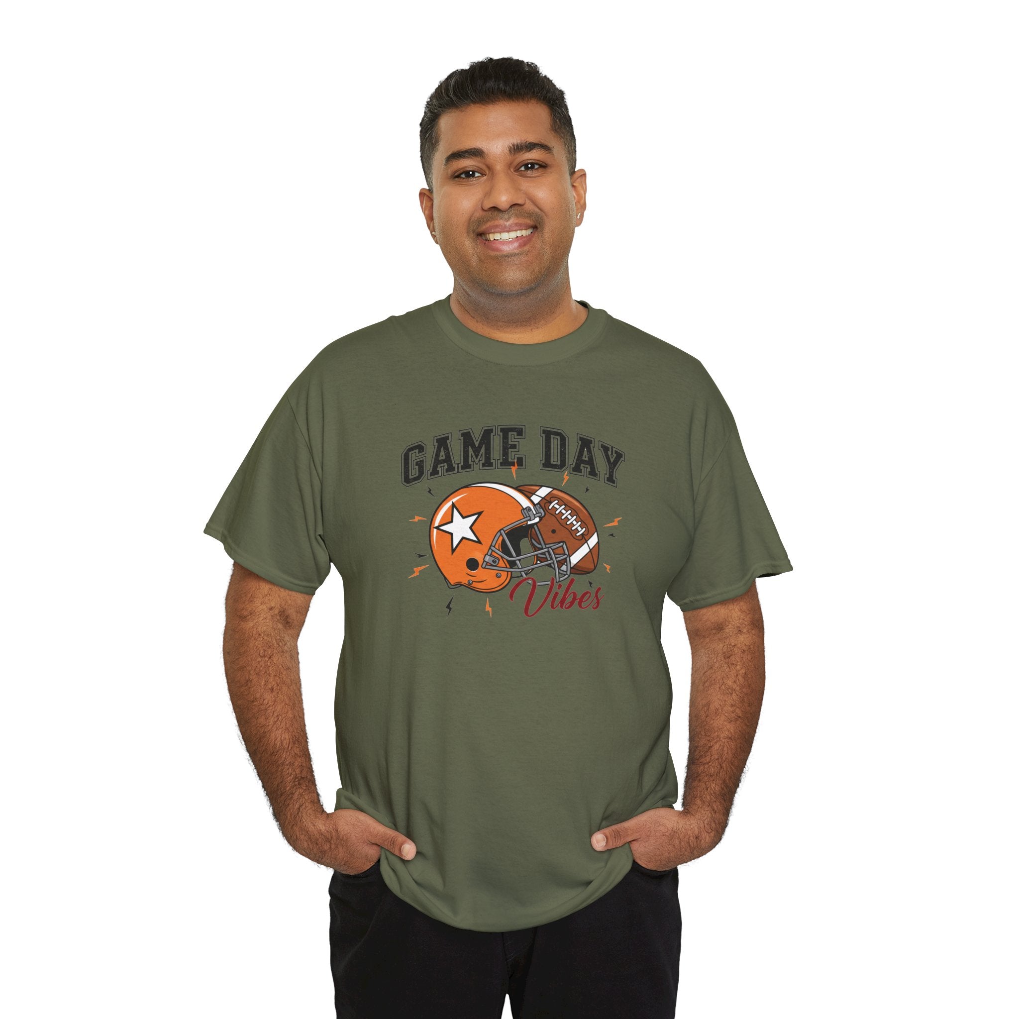 Game Day Vibes Football T-Shirt | Sporty Graphic Tee