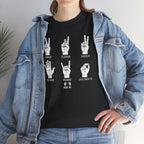 Hand Gesture Illustration T-Shirt | Sign Language Inspired Graphic Tee