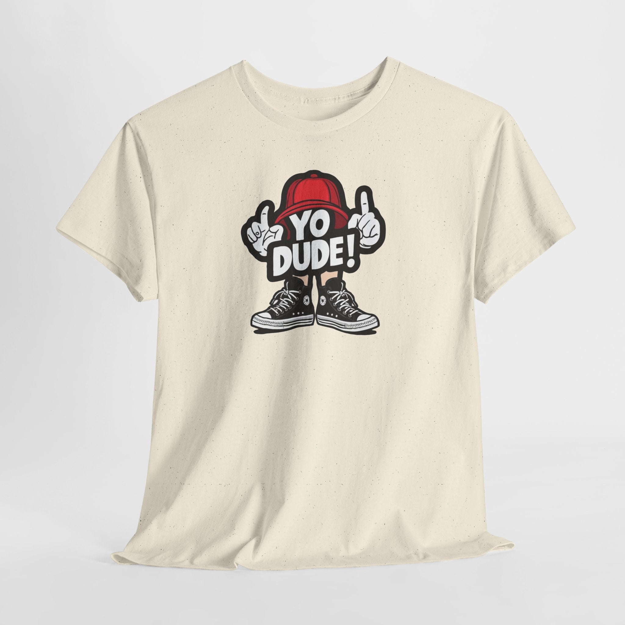 Yo Dude Character T-Shirt | Skate Sneaker Graphic Tee, Streetwear