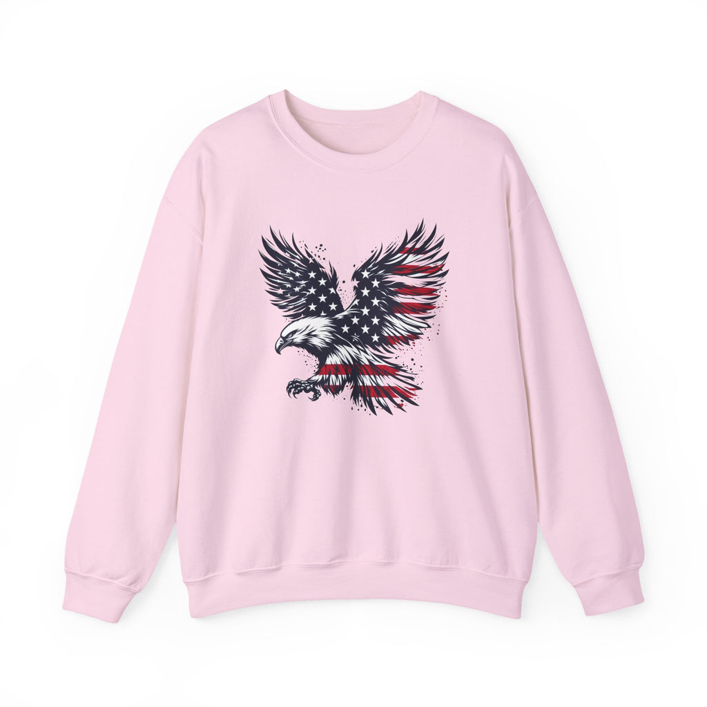 American Flag Eagle sweatshirt | Patriotic Bald Eagle graphic
