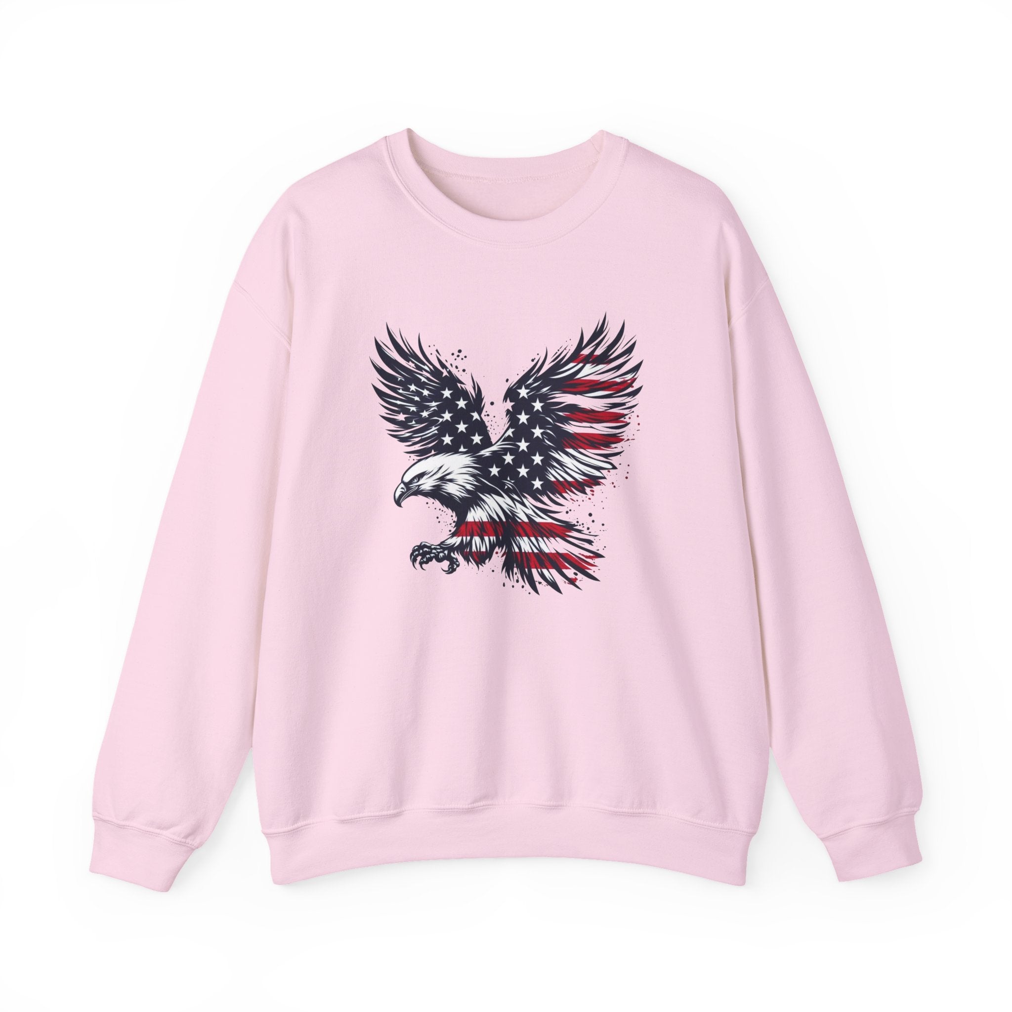 American Flag Eagle sweatshirt | Patriotic Bald Eagle graphic