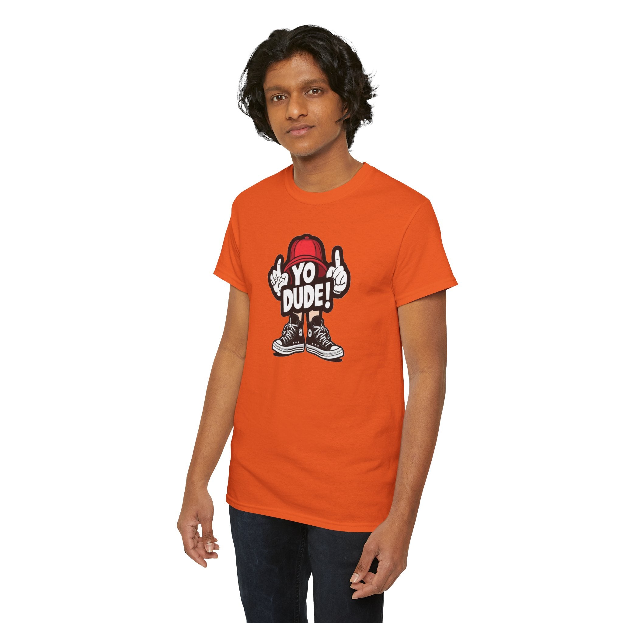 Yo Dude Character T-Shirt | Skate Sneaker Graphic Tee, Streetwear
