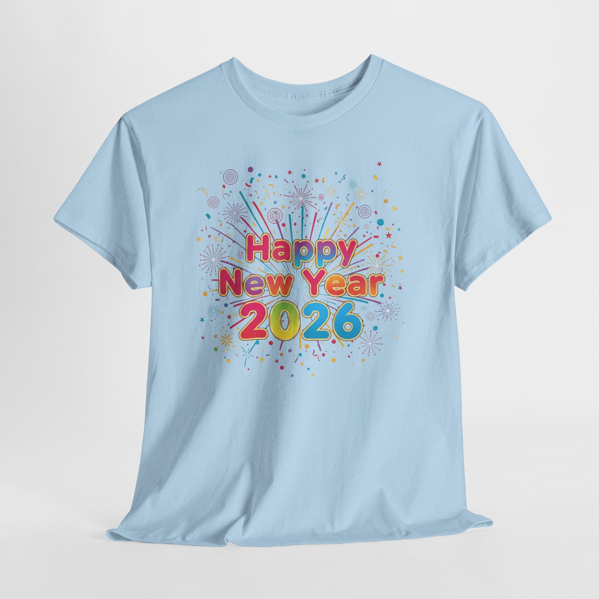 Happy New Year 2026 Unisex Heavy Cotton Tee