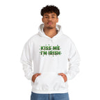 Kiss Me I'm Irish Hoodie | St. Patrick's Day Shamrock Typography