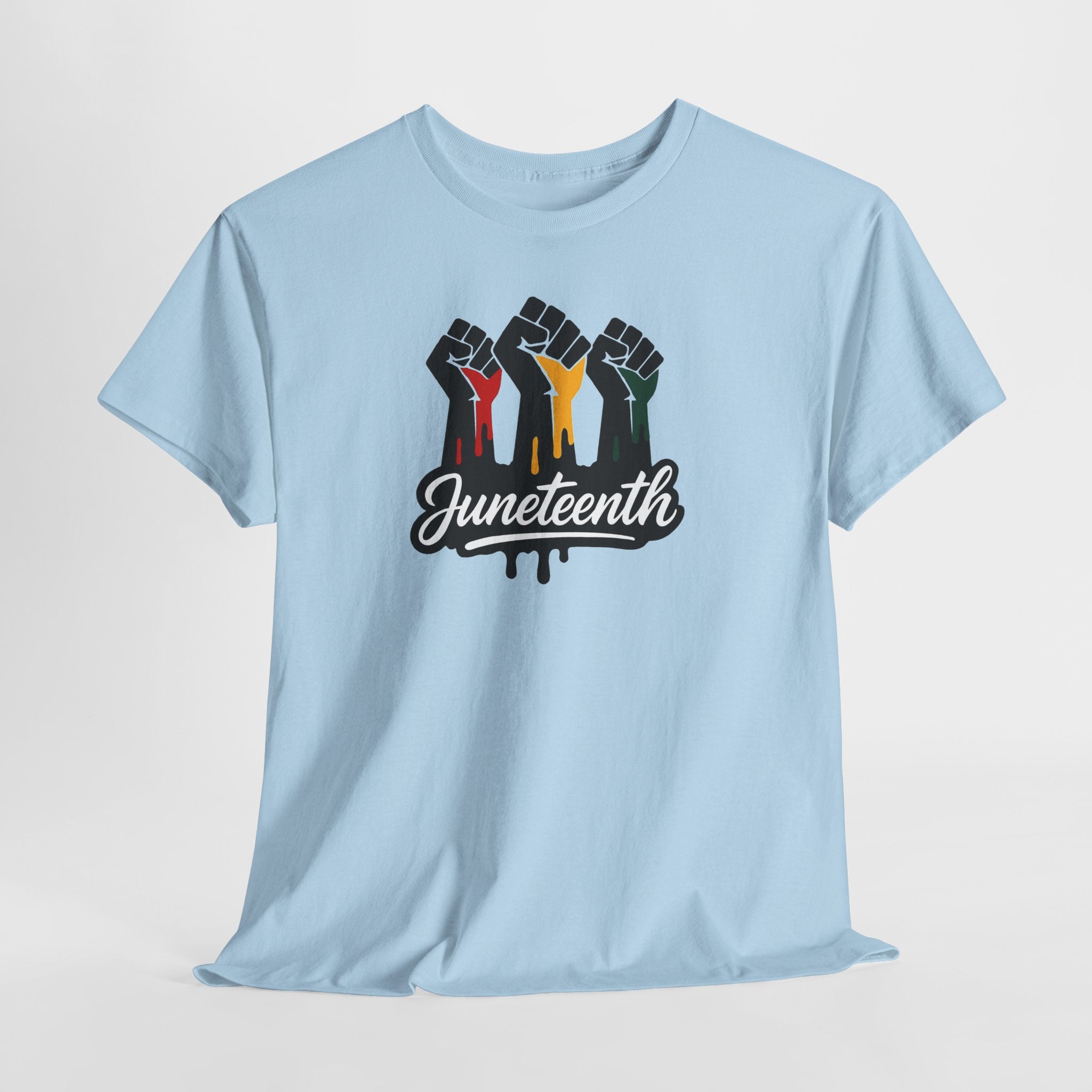 Juneteenth Raised Fists Tee | Juneteenth Celebration Shirt