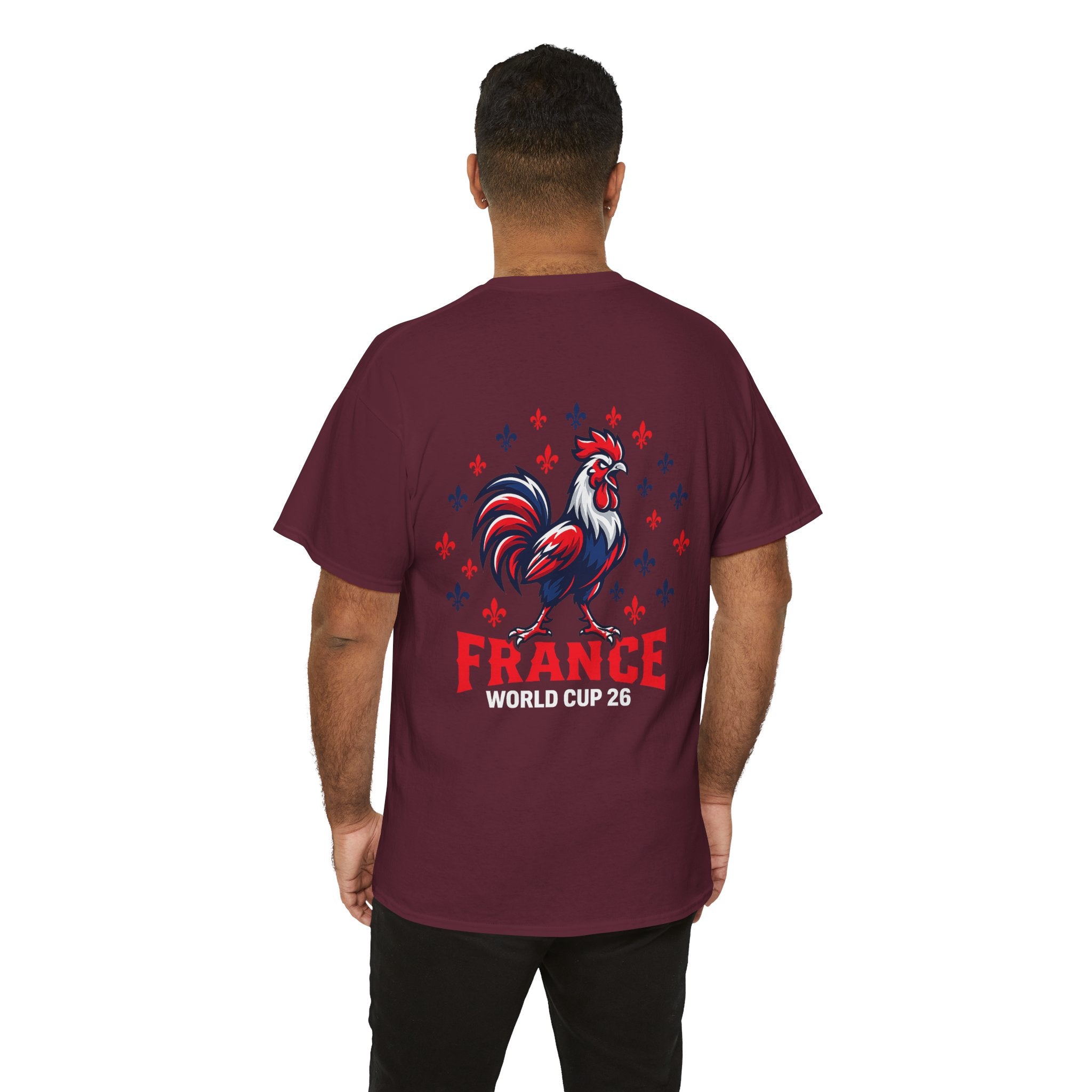France Rooster World Cup 26 T-Shirt | French Soccer Fan Tee