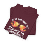 Just Another Day Closer to Summer Break T-Shirt | Peach Sunglasses School Vibes