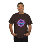 Lost in the Beat Tee | Retro Neon Diamond Music Graphic
