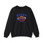 Super Football with American Flag Sweatshirt | Patriotic Sports Crewneck