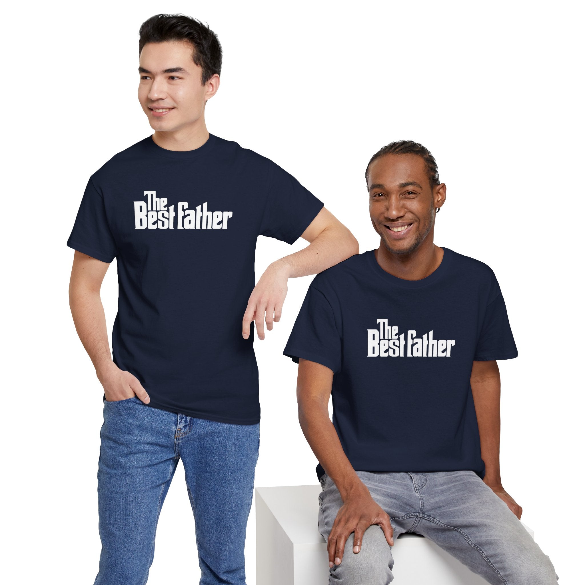 The Best Father Tee | Vintage mobster logo, Dad shirt, Fatherhood slogan