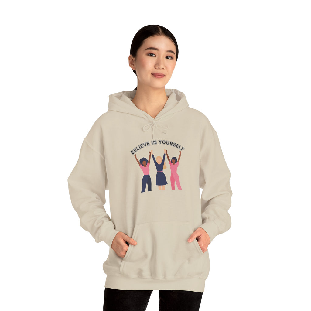 Believe in Yourself Hoodie | Women Empowerment Trio Illustration