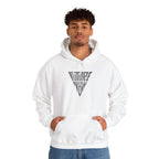 Future Vision Triangle Hoodie | Geometric Typographic Logo