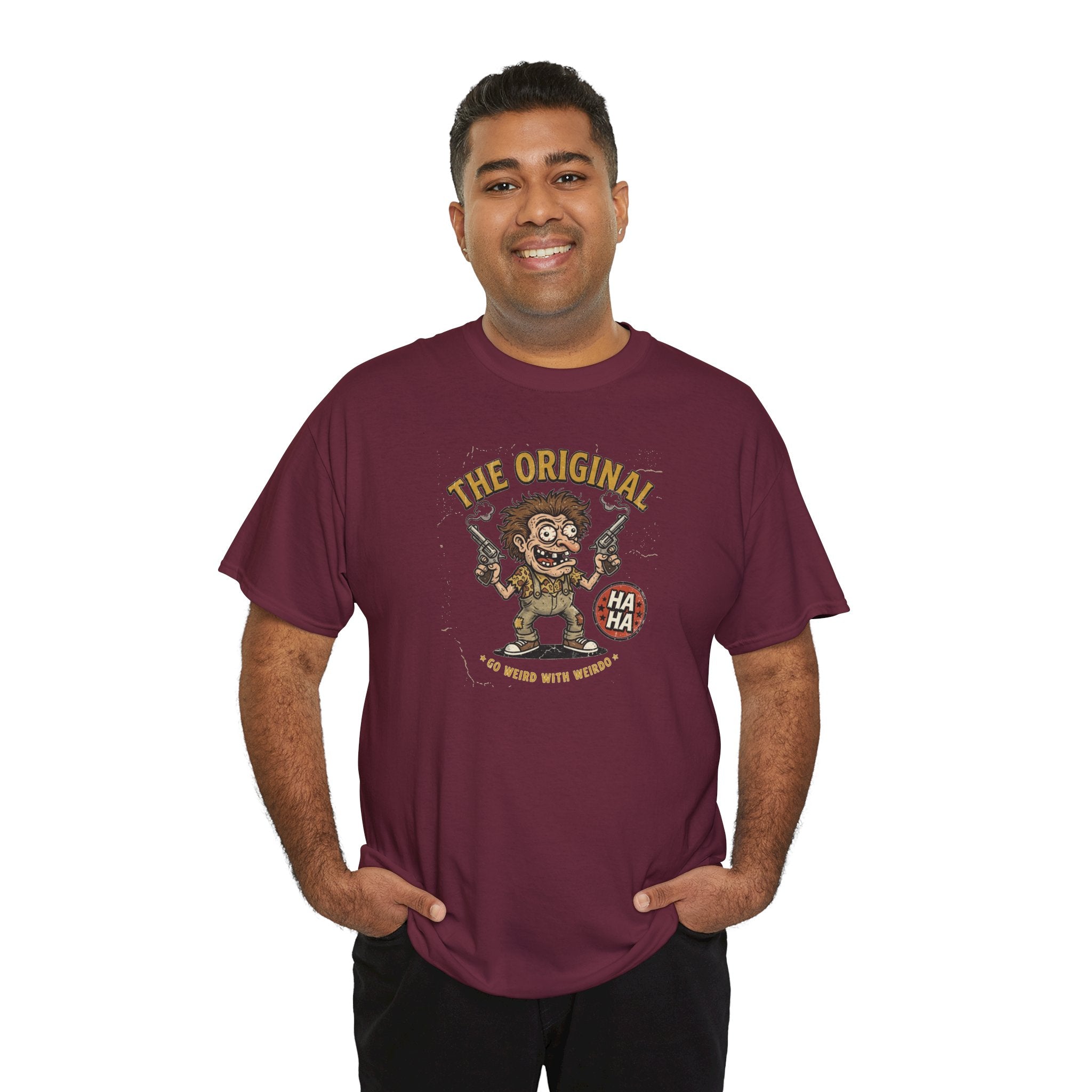 The Original Wild Man Tee | Funny Cartoon Caveman Graphic Shirt