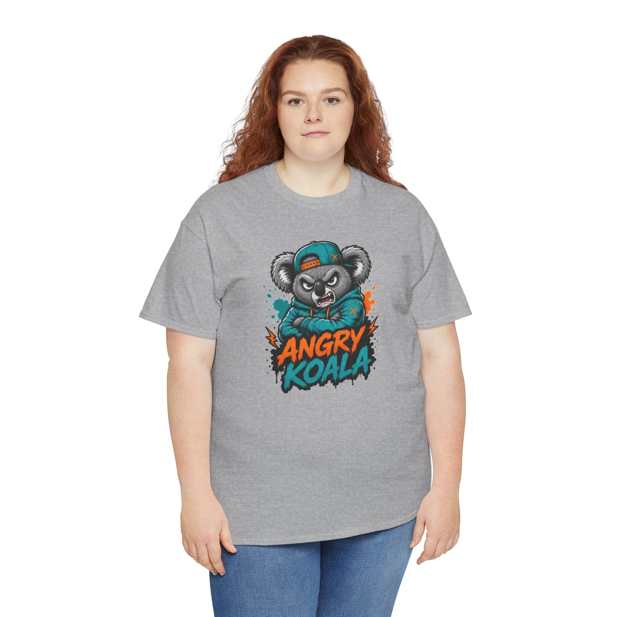 Angry Koala graphic tee | Koala mascot illustration shirt