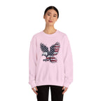 American Flag Eagle sweatshirt | Patriotic Bald Eagle graphic