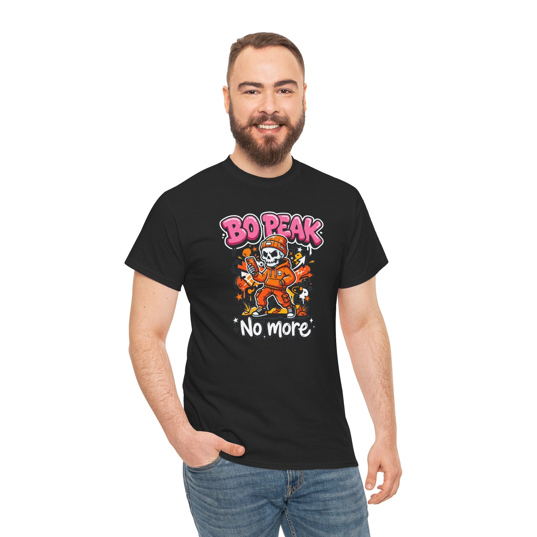 Bo Peak No More skeleton astronaut graphic tee | skull space illustration