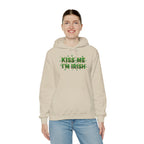 Kiss Me I'm Irish Hoodie | St. Patrick's Day Shamrock Typography