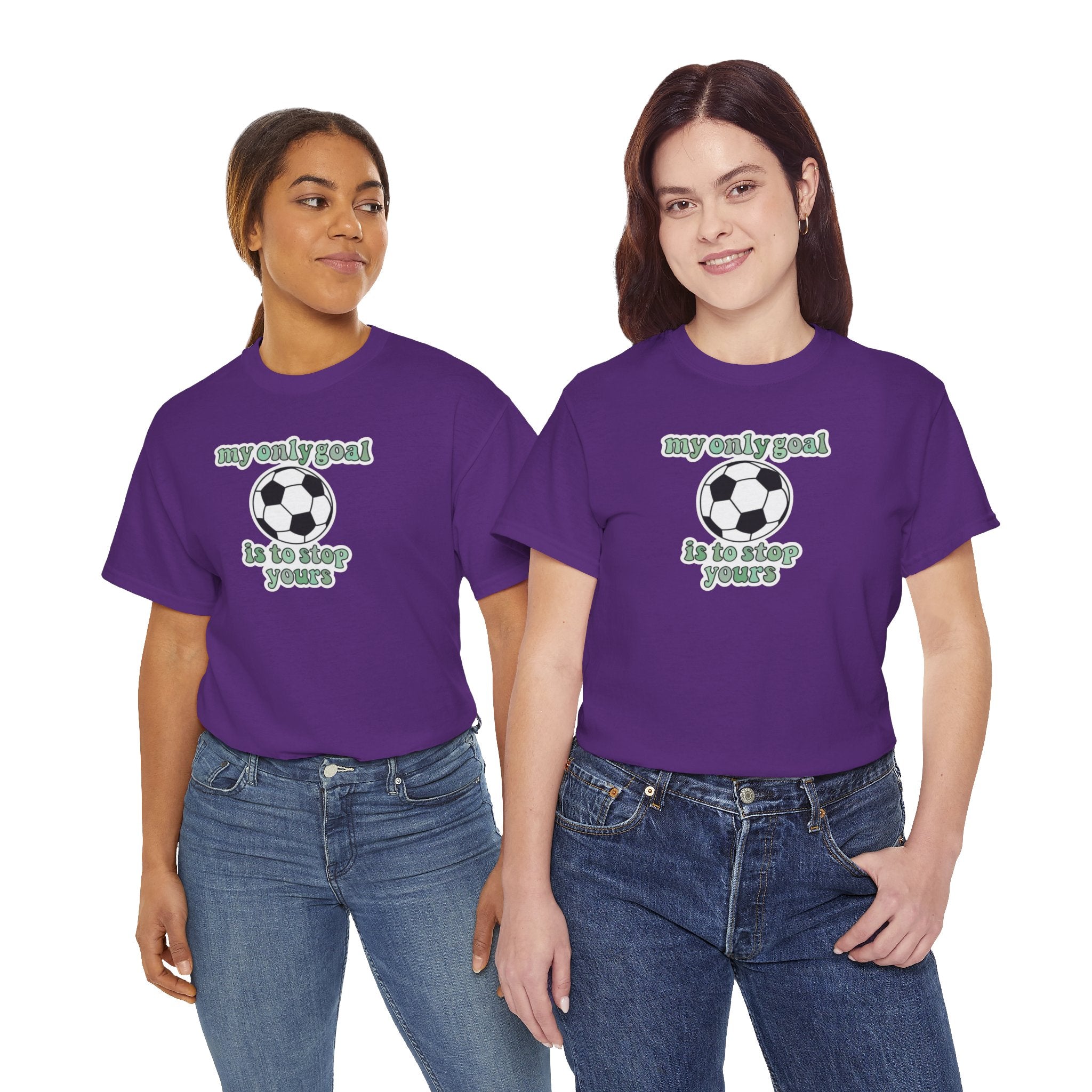 my only goal is to stop yours Soccer Ball Tee | Funny Soccer Shirt