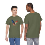 American Flag Bald Eagle T-Shirt | Patriotic USA Graphic Tee Memorial Day