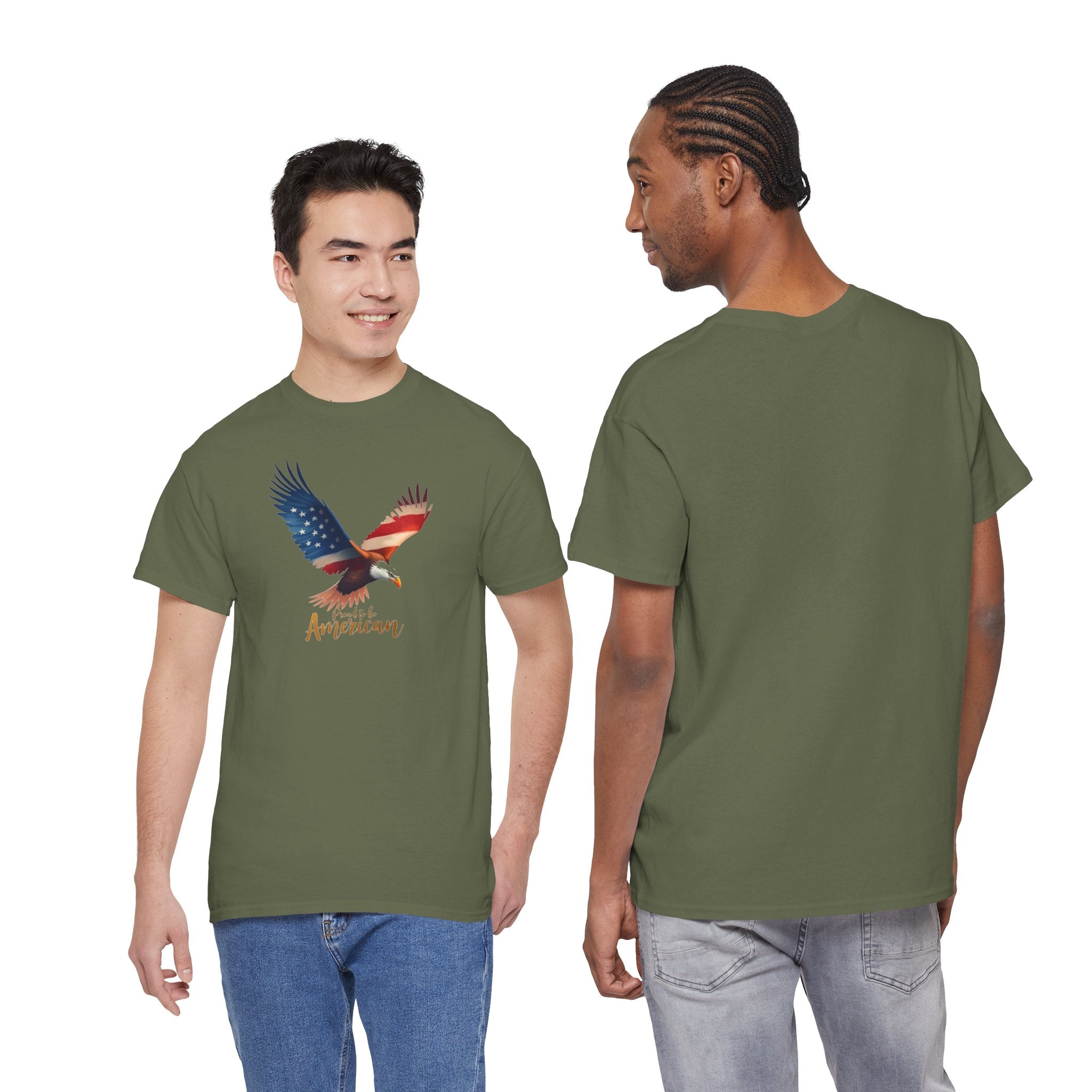 American Flag Bald Eagle T-Shirt | Patriotic USA Graphic Tee Memorial Day