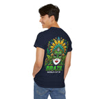 Brazil Carnival Mask Tee | World Cup '26 Soccer Floral Headdress