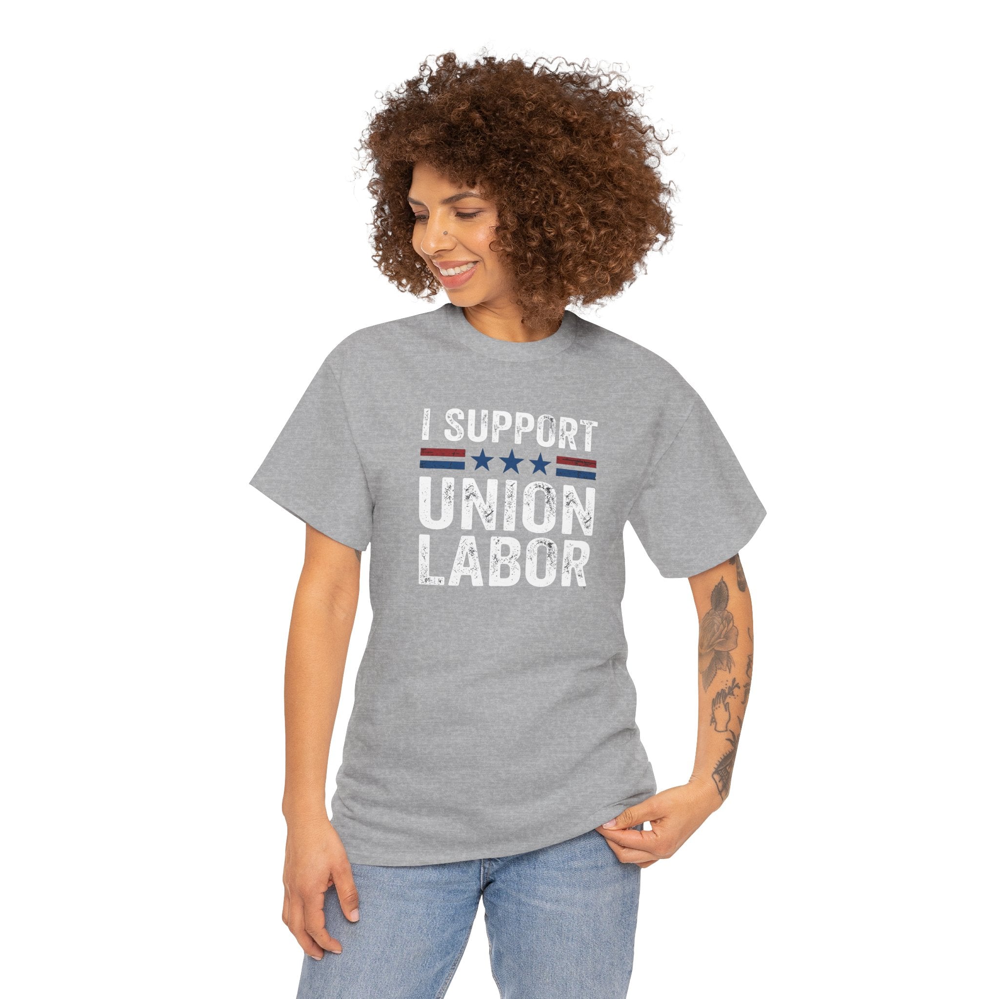I Support Union Labor T-Shirt | Labor Movement Tee, Worker Pride