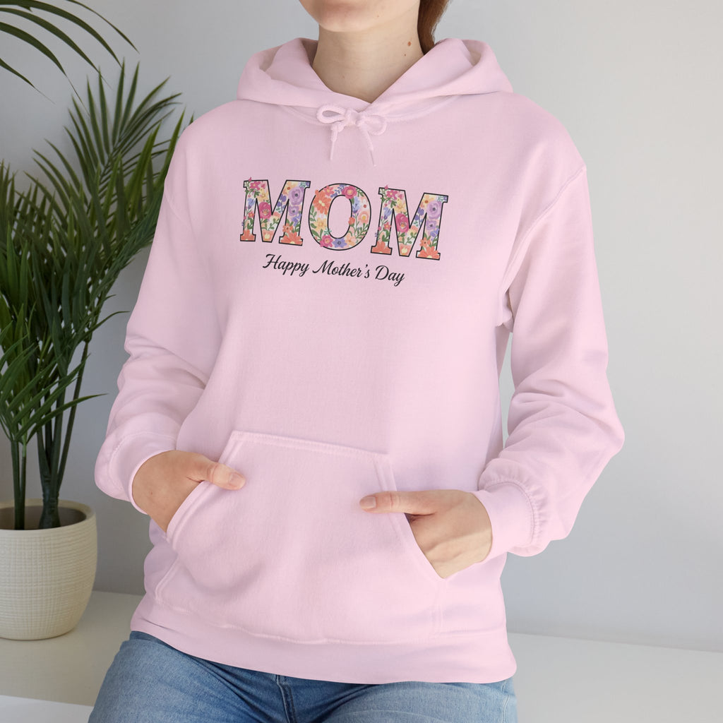 Floral MOM Typography Hoodie | Mother's Day sweatshirt