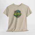 Neon Monster Face Hustle Tee | Graphic T-Shirt, Streetwear Drip