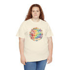 Twinning With My Bestie Friends tee | Rainbow Retro Peace Sign design