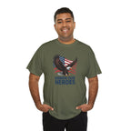 Honor Our Heroes Eagle T-Shirt | American Flag Patriotic Tee