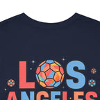 Los Angeles Skyline World Cup 2026 Tee | Soccer Ball City Design