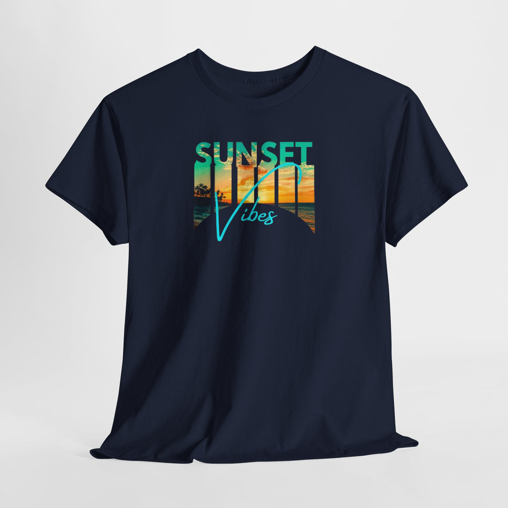Sunset Vibes Tee | Beach Sunset Graphic T-Shirt