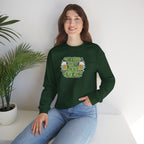 Irish You Were Beer sweatshirt | St. Patrick's Day shamrock beer design