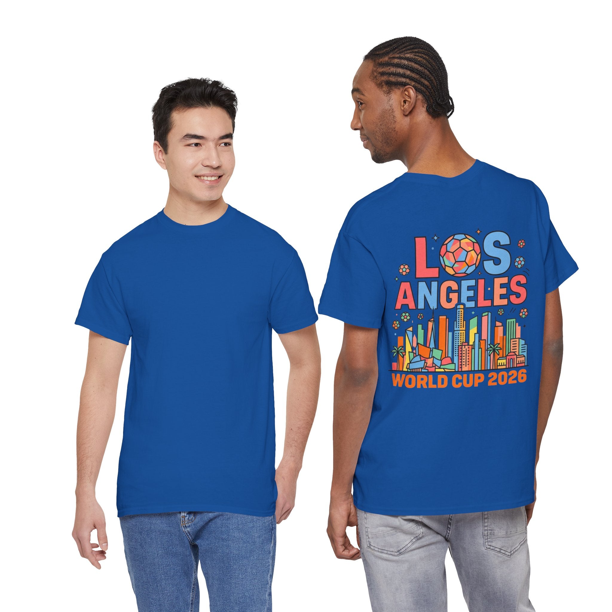 Los Angeles Skyline World Cup 2026 Tee | Soccer Ball City Design