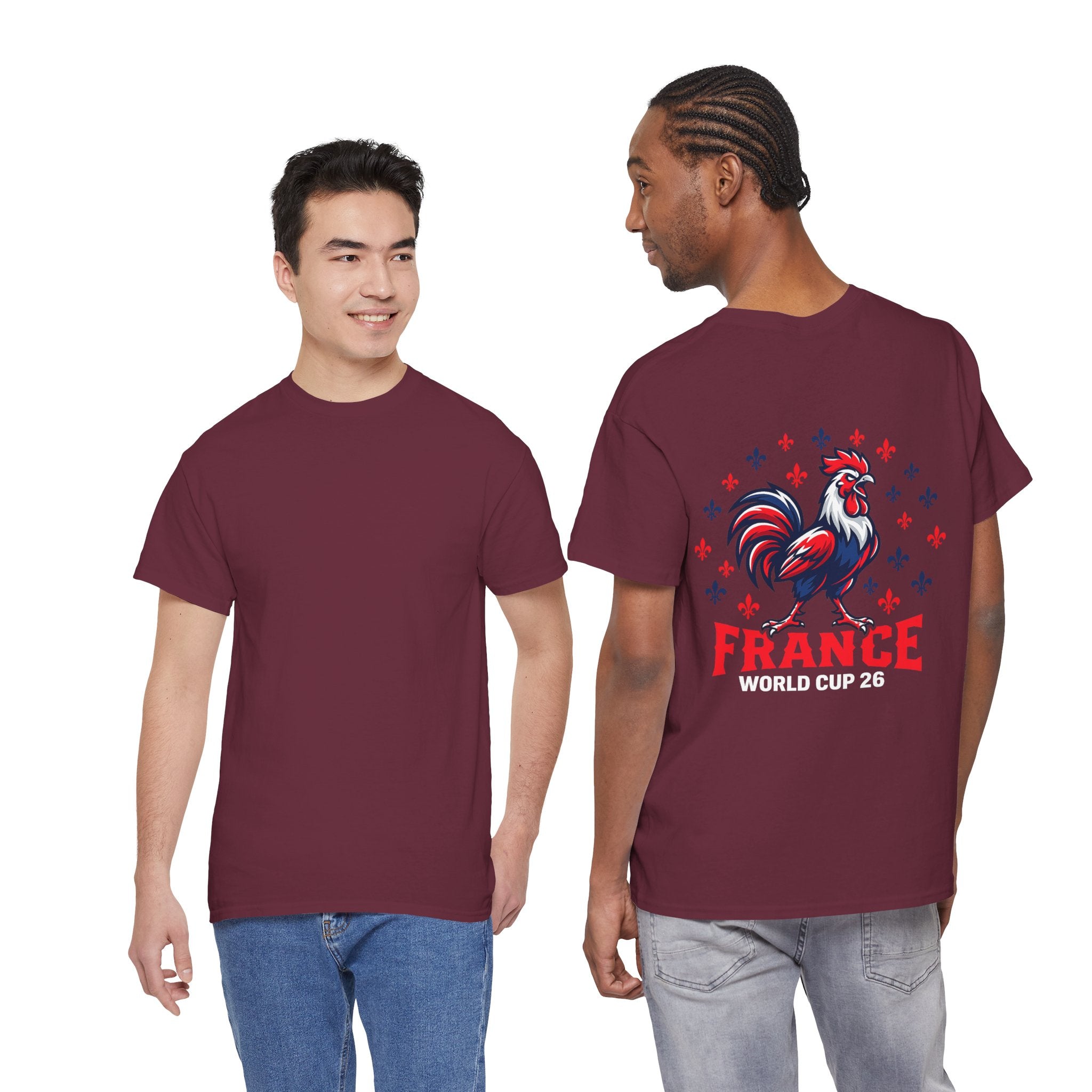 France Rooster World Cup 26 T-Shirt | French Soccer Fan Tee