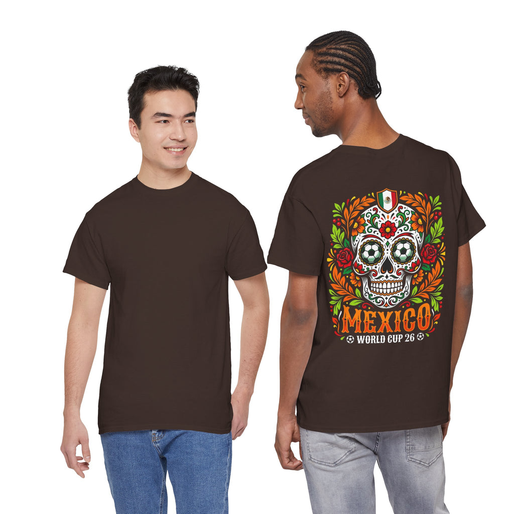 Sugar Skull Mexico World Cup Tee | Day of the Dead Football Shirt