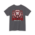 England Lion World Cup 26 T-Shirt | Football Soccer Fan Tee