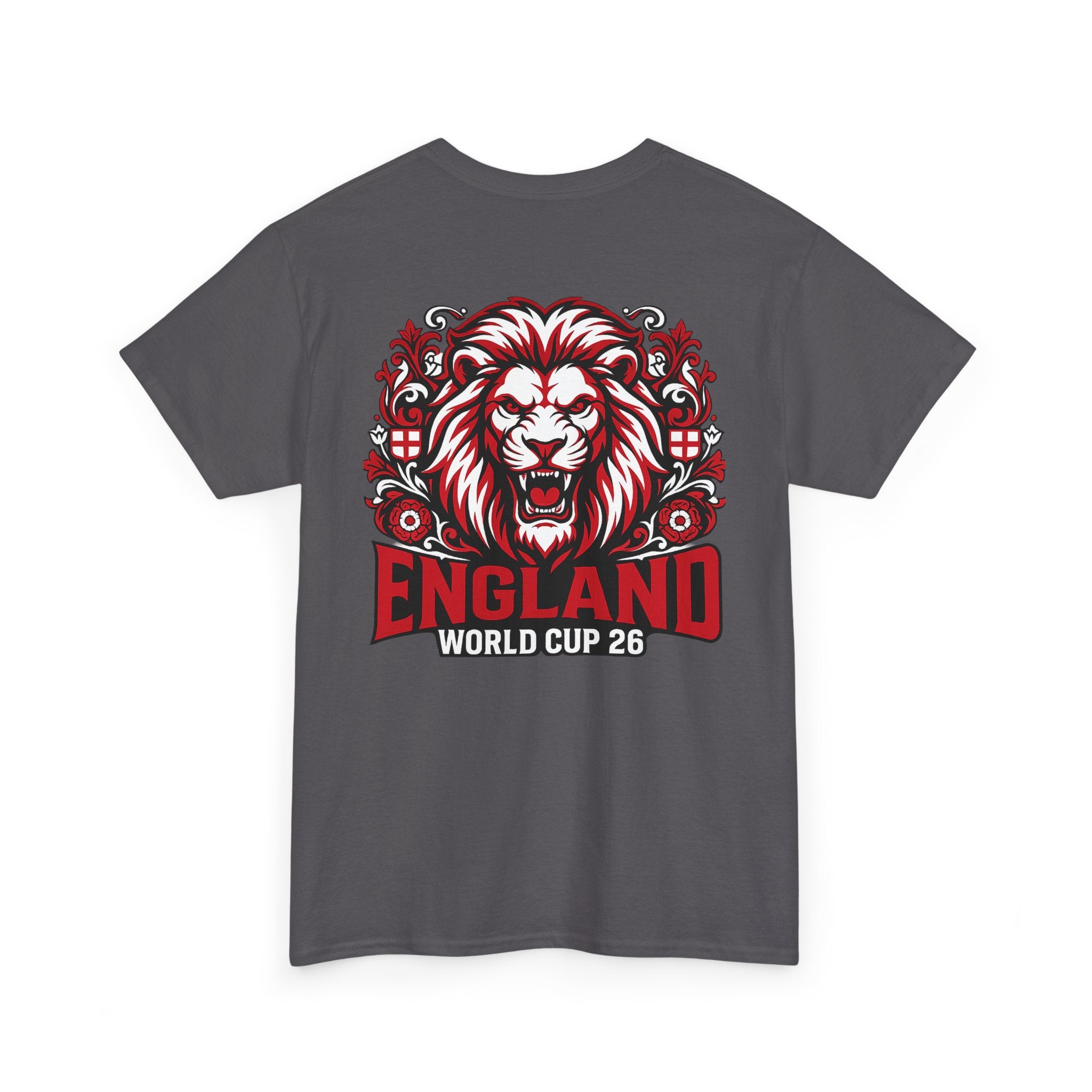 England Lion World Cup 26 T-Shirt | Football Soccer Fan Tee