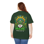 Brazil Carnival Mask Tee | World Cup '26 Soccer Floral Headdress