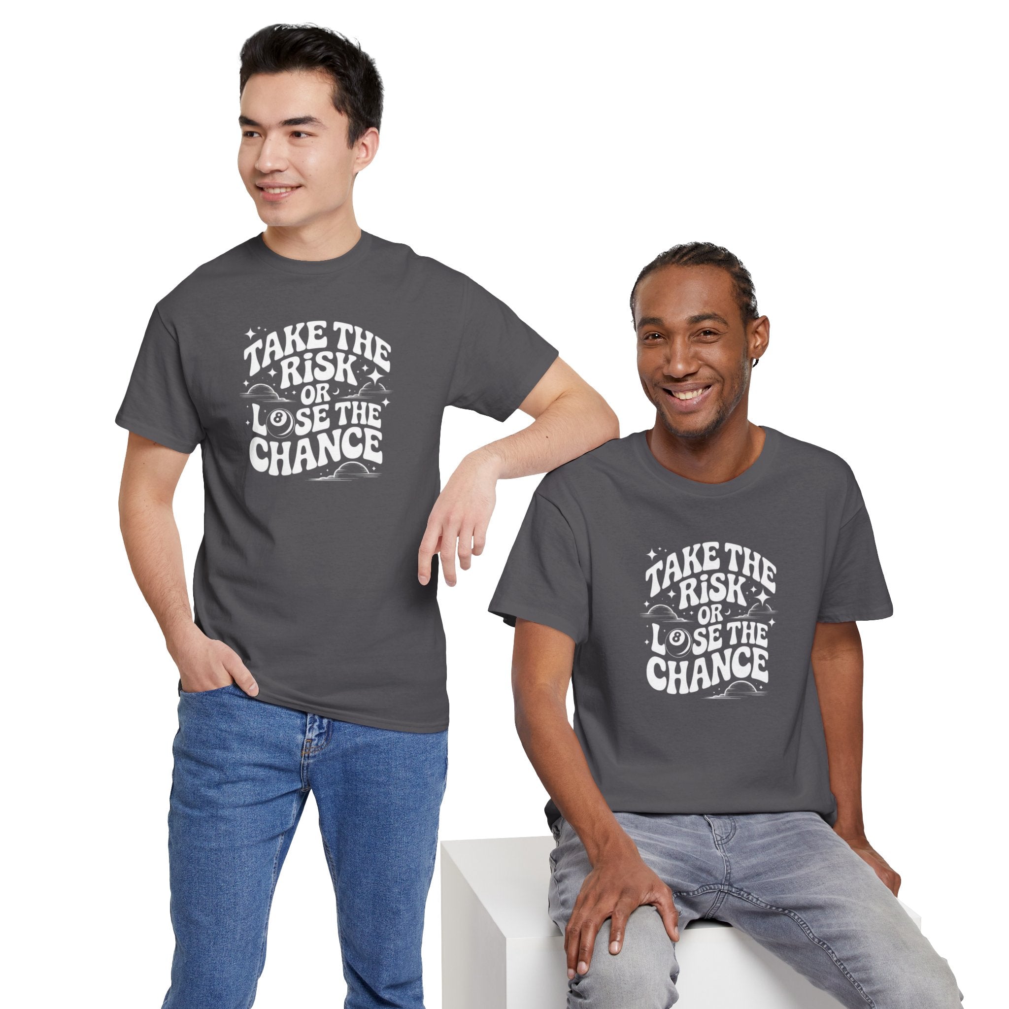 Take the Risk or Lose the Chance T-Shirt | Motivational Quote Tee
