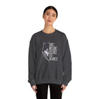 Wolf Half-Face Portrait Don't Mistake Silence For Weakness Crewneck