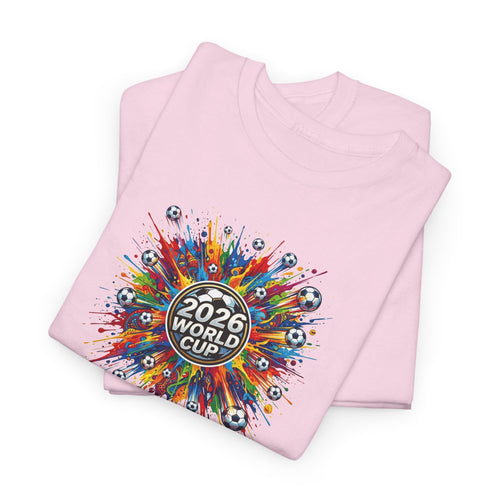 2026 World Cup Soccer Burst Tee | Football Tournament Shirt