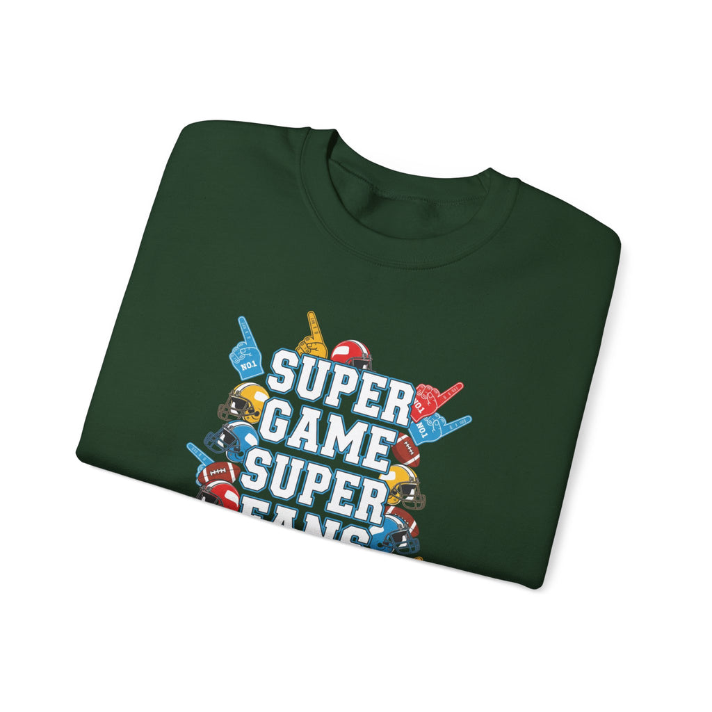 Super Game Super Fans sweatshirt | Video Game Controller Retro Arcade Design