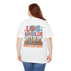 Los Angeles Skyline World Cup 2026 Tee | Soccer Ball City Design