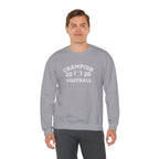 Football Champion Sweatshirt | Trophy Laurel Crewneck